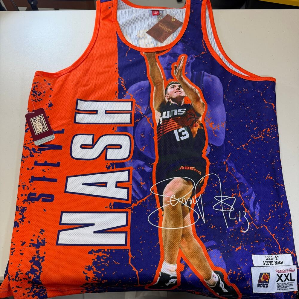 Steve Nash Phoenix Suns Mitchell & Ness NBA Player Burst Mesh Tank 2XL NWT
